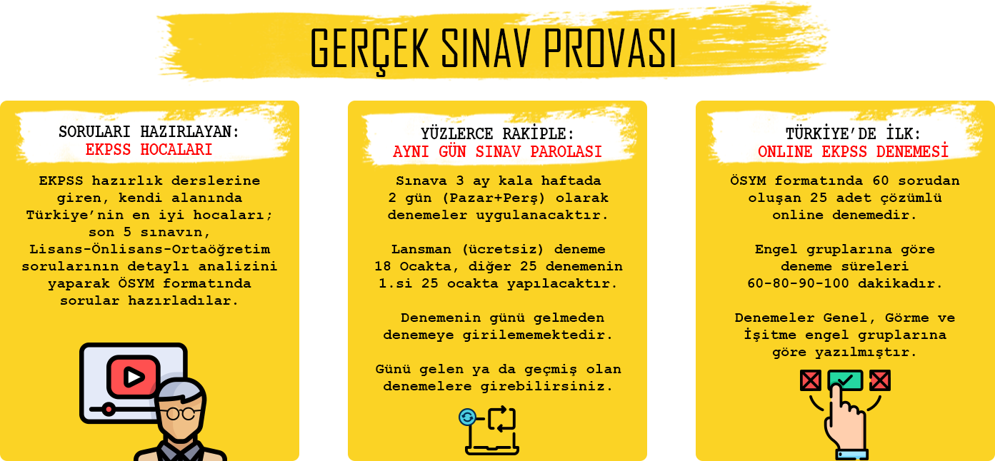 EKPSS 30 Deneme ve Kamp